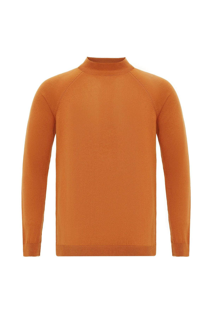 ANT Antioch Orange Half-Zip Men's Sweater - Santurce-Antiguo