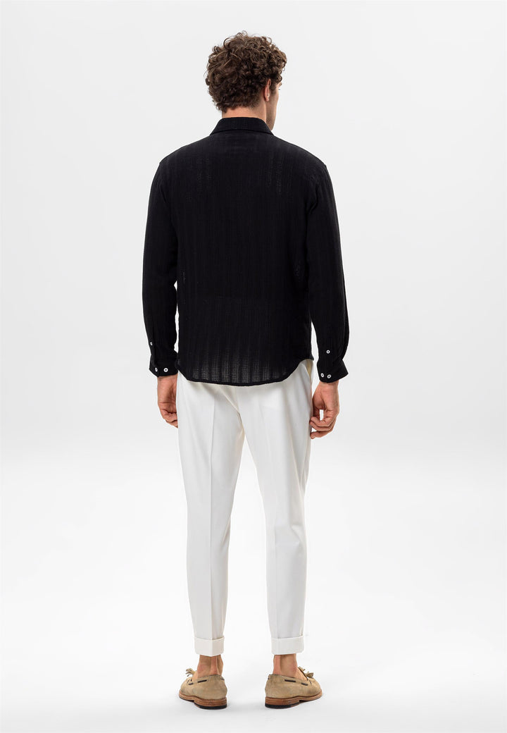 ANT Knitted Detailed Men's Shirt - Iesi