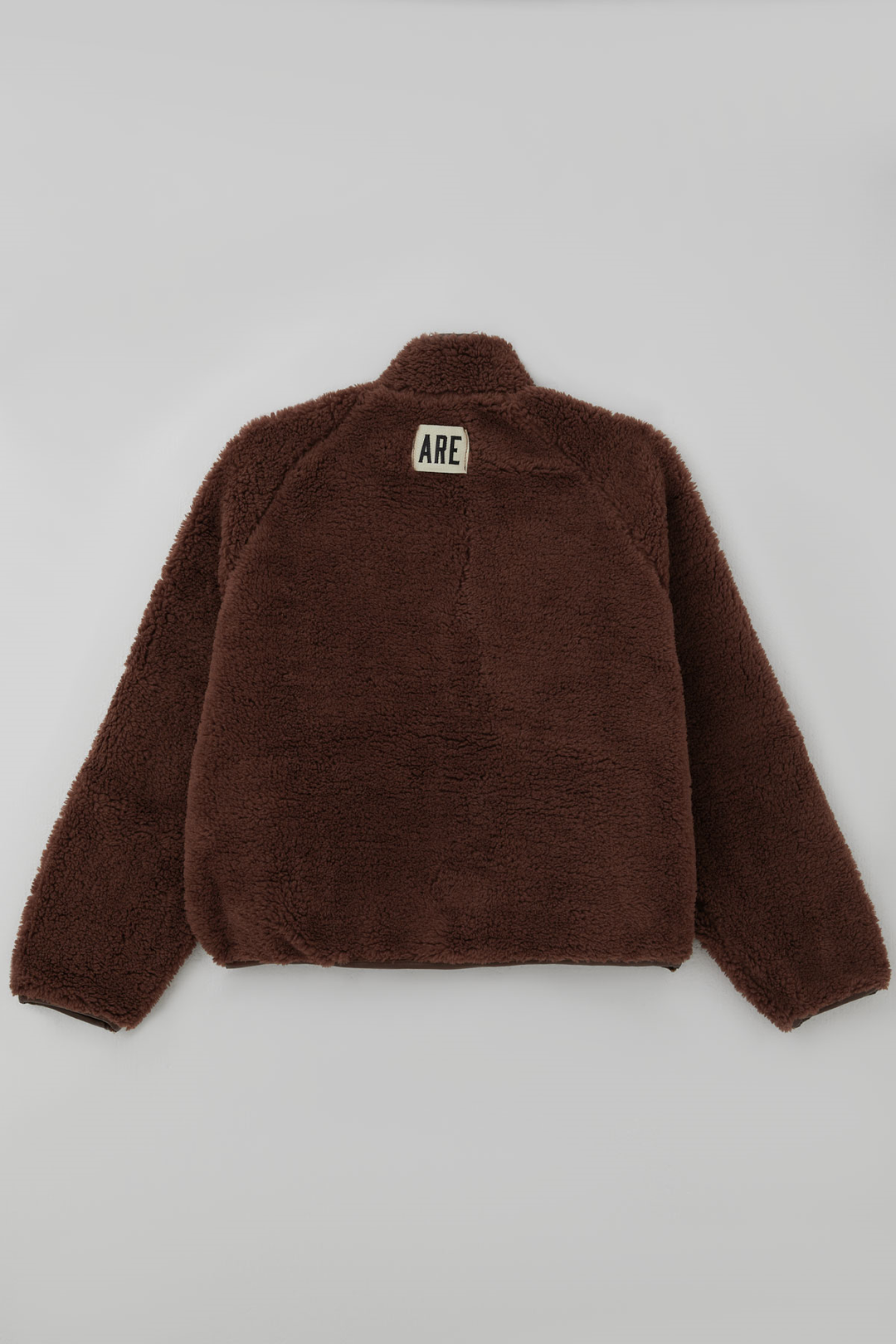 BRE Orko Kız Çocuk Peluş Sweatshirt Önü Yarım Çıtçıt Pat Kanguru Cepli 106 Yaş , Kahverengi - Alcira