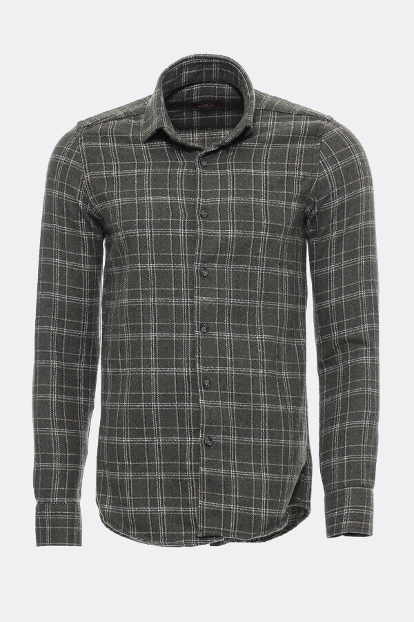WSS Plaid Green Men Lumberjack Shirt  - Catania