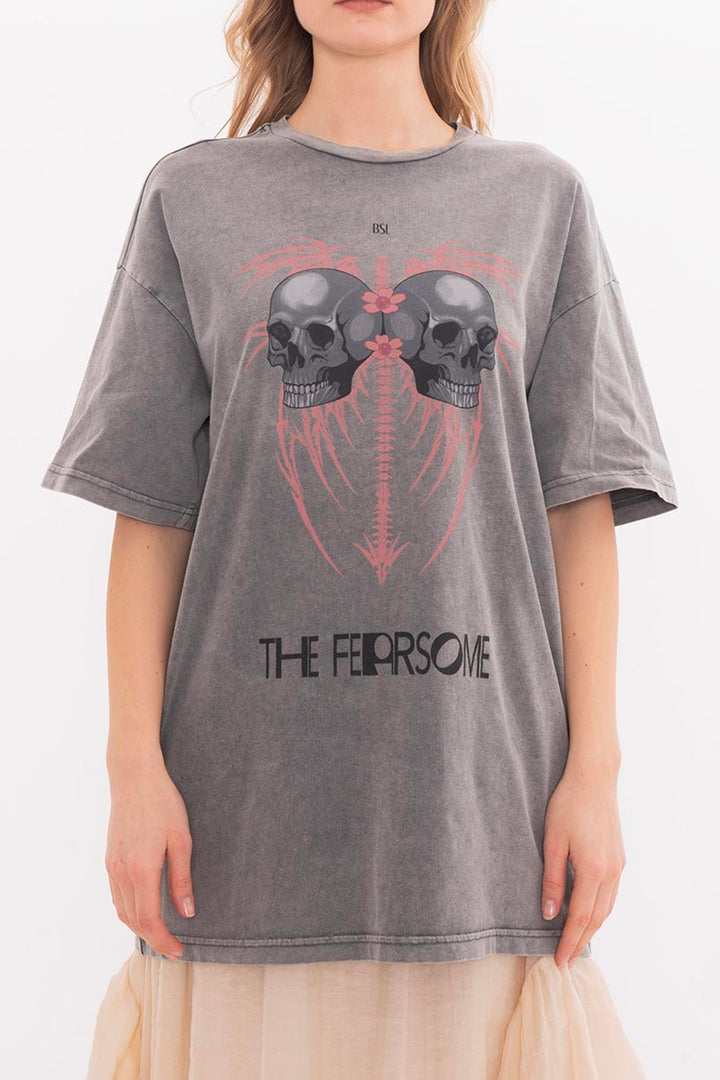 BSL Women Oversize Printed Tshirt - Wattrelos