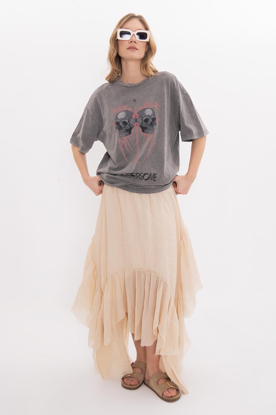 BSL Women Oversize Printed Tshirt - Wattrelos