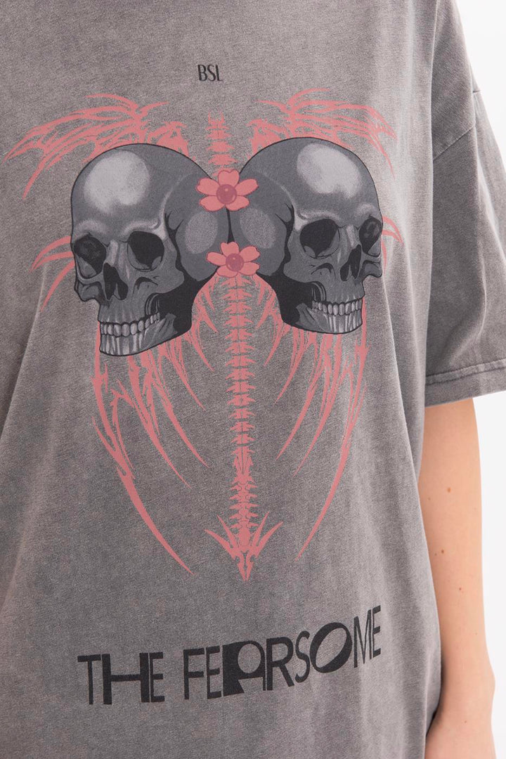 BSL Women Oversize Printed Tshirt - Wattrelos