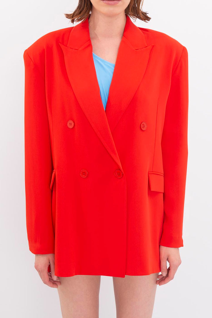 BSL Women Oversize Blazer - Bury