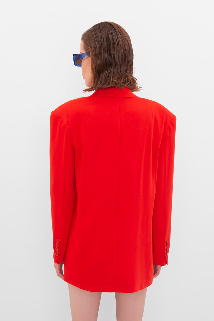 BSL Women Oversize Blazer - Bury