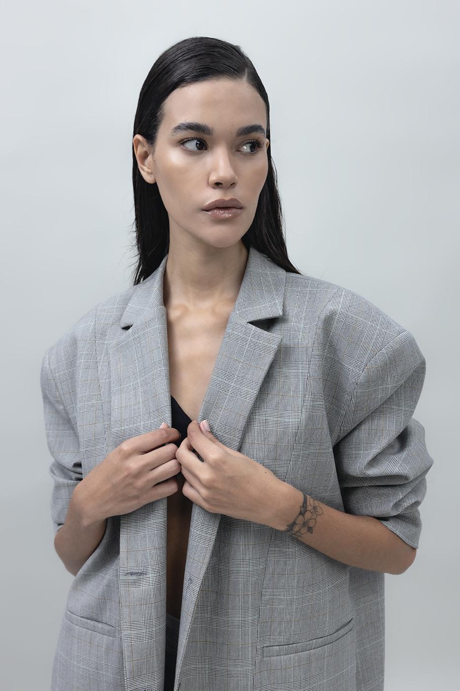 BSL Women Oversize Blazer Jacket - Tucson
