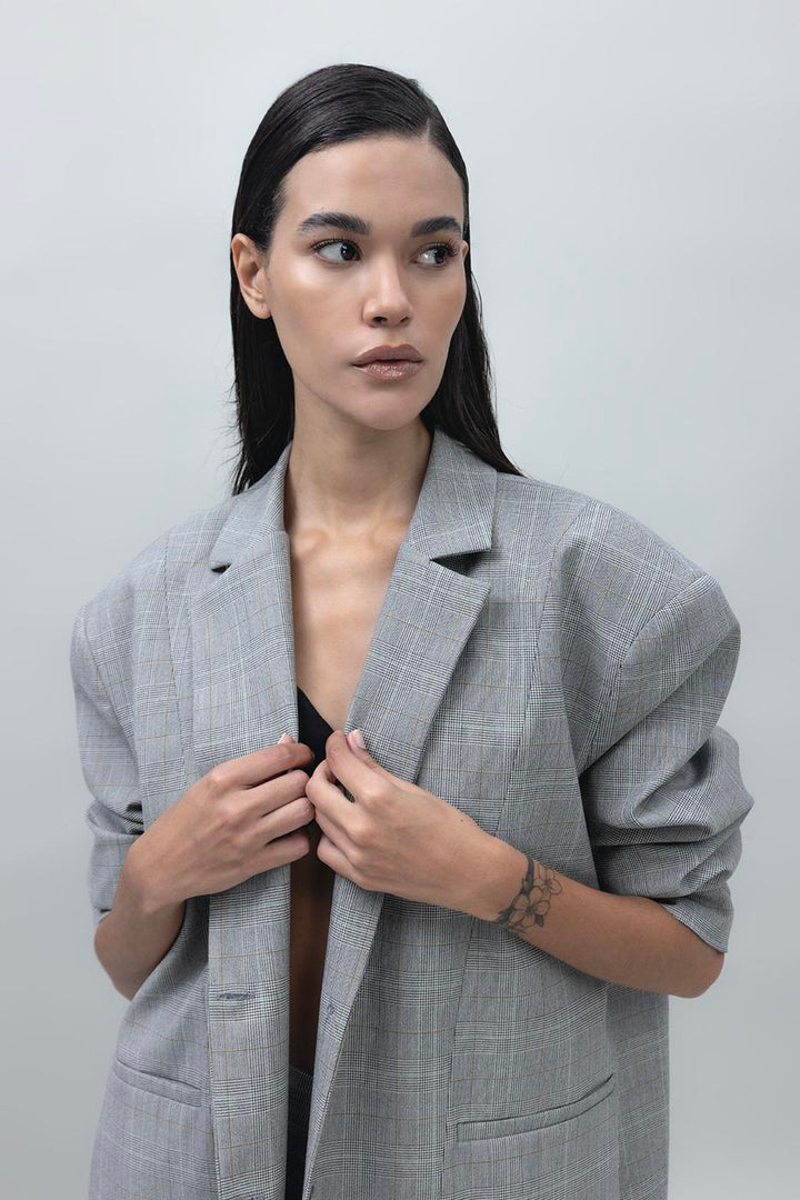BSL Women Oversize Blazer Jacket - Tucson