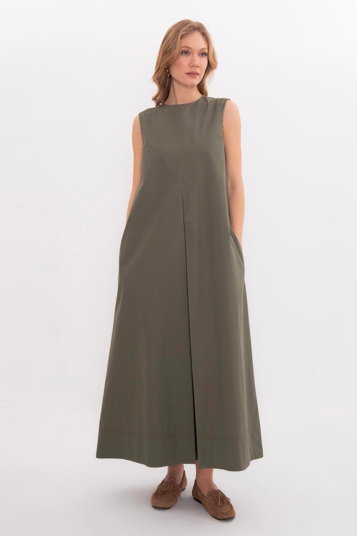 BSL Women Oversize Cotton Midi Dress - Gjilan