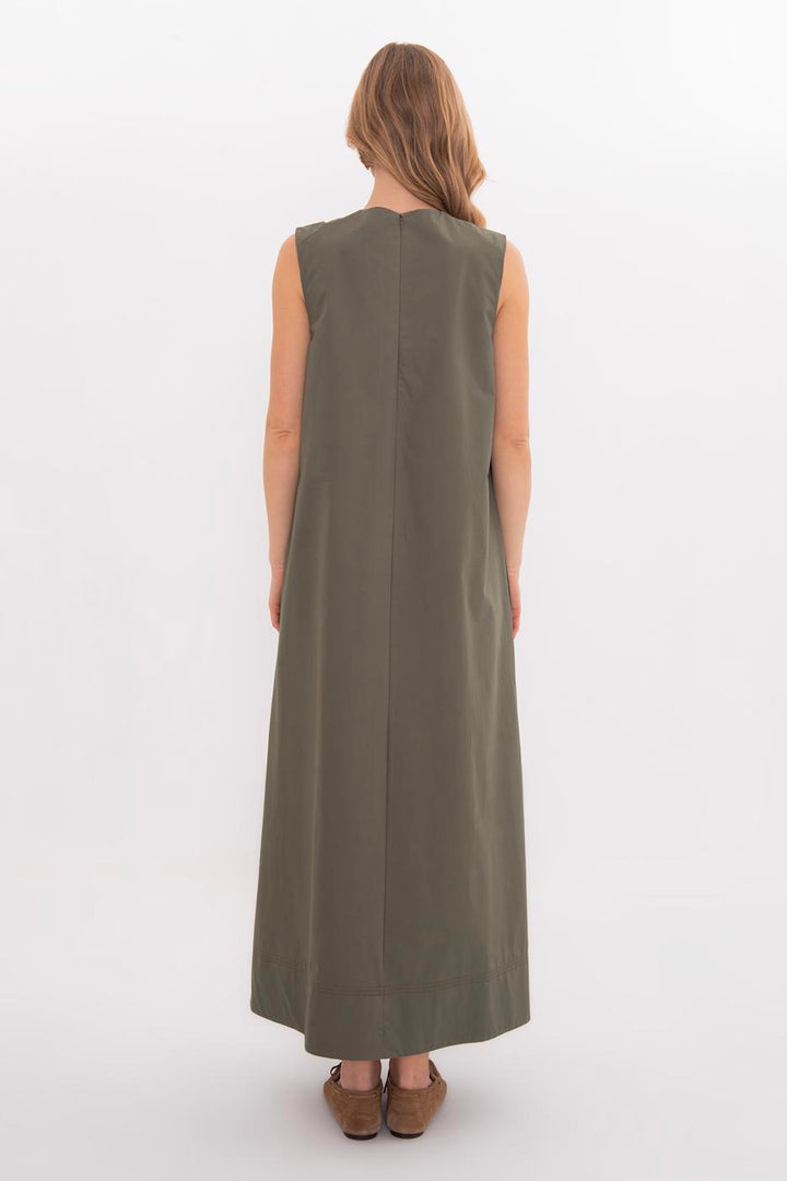 BSL Women Oversize Cotton Midi Dress - Gjilan