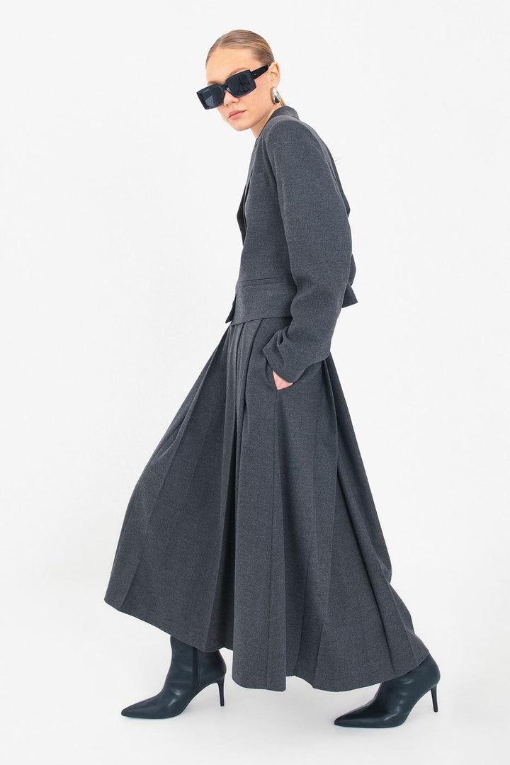 BSL Women Oversize Crop Blazer Jacket - San Andrés Cholula