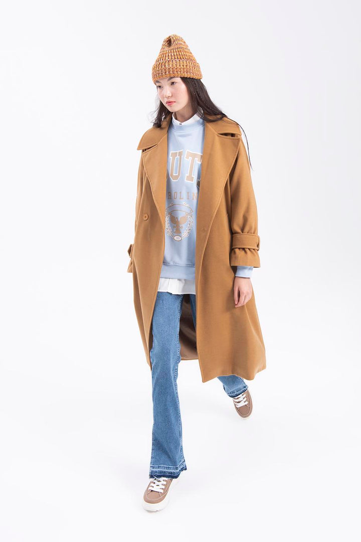 BSL Women Oversize cachet long coat - Upland
