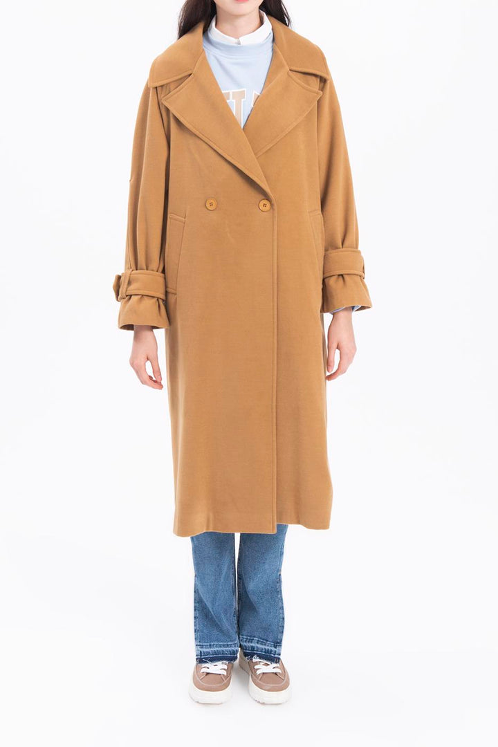 BSL Women Oversize cachet long coat - Upland
