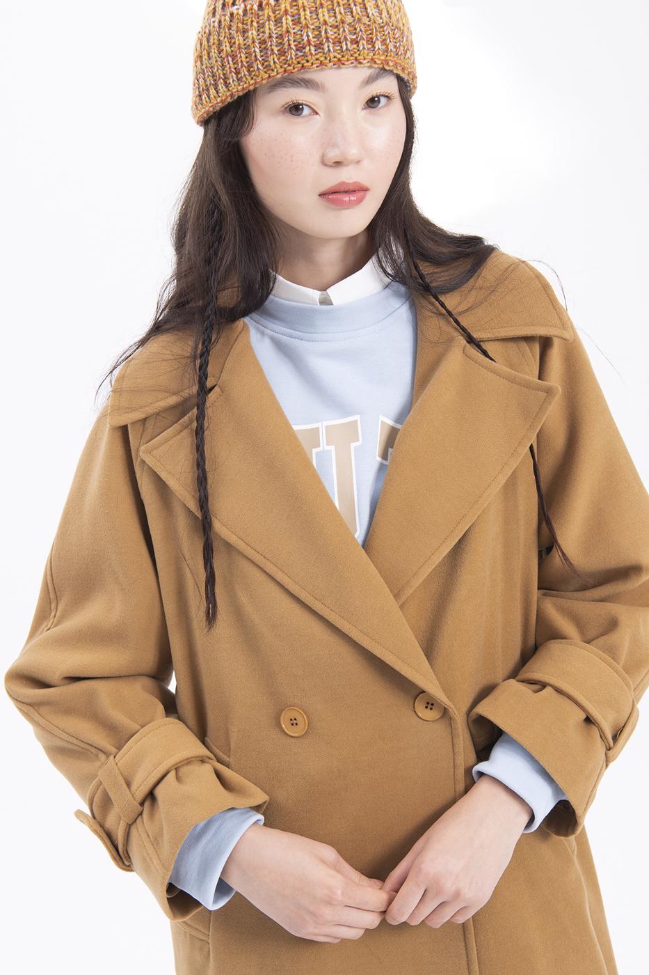 BSL Women Oversize cachet long coat - Upland
