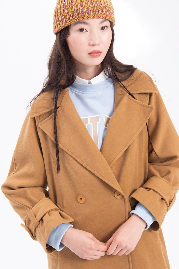 BSL Women Oversize cachet long coat - Upland