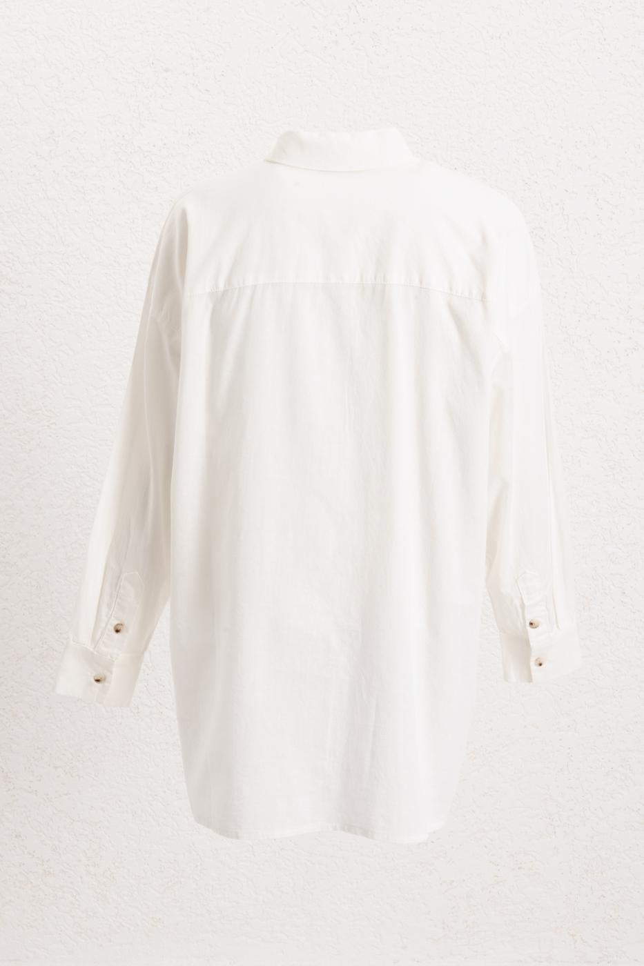 BSL Women Oversize Linen Shirt - Darwin
