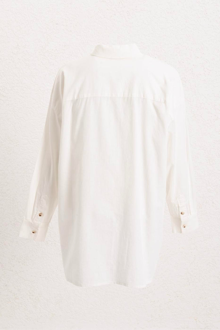BSL Women Oversize Linen Shirt - Darwin