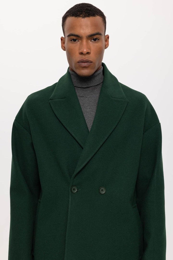 ANT Oversize Double Breasted Men's Coat - DeKalb