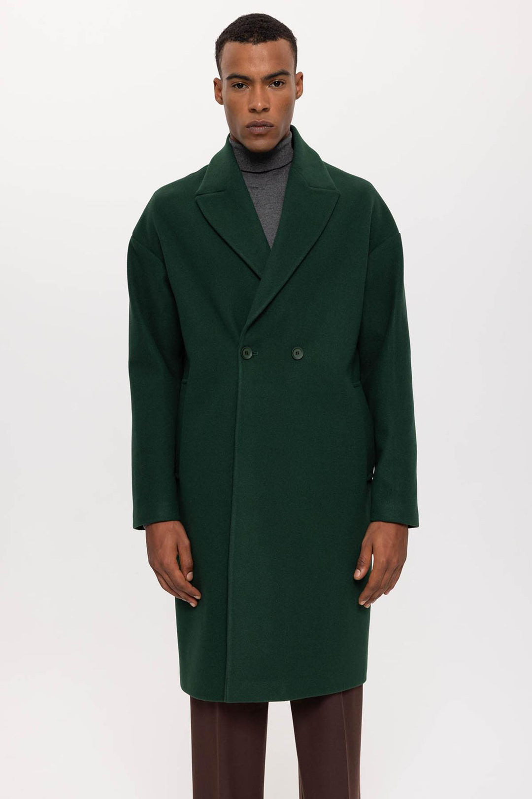 ANT Oversize Double Breasted Men's Coat - DeKalb