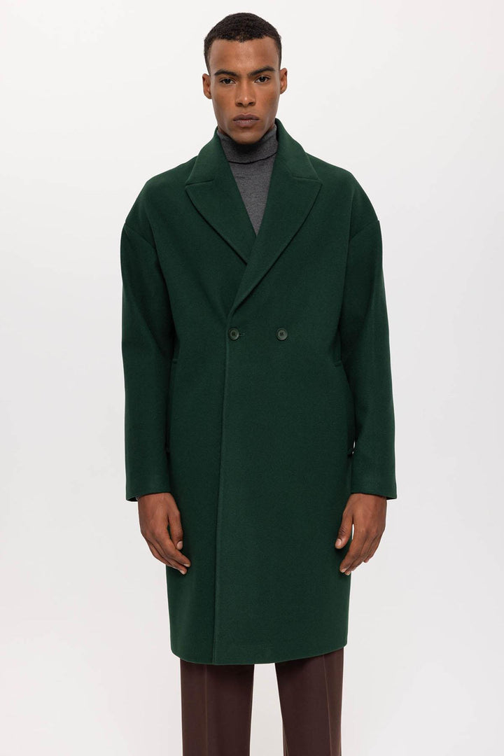 ANT Oversize Double Breasted Men's Coat - DeKalb