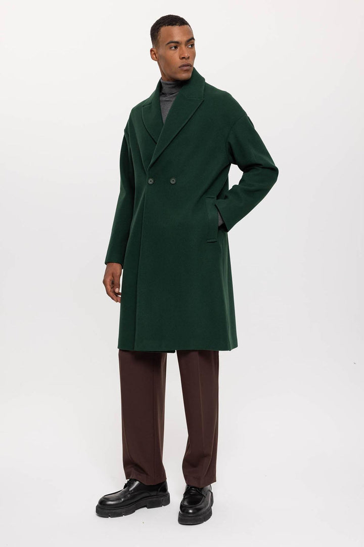 ANT Oversize Double Breasted Men's Coat - DeKalb