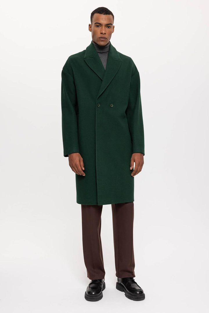 ANT Oversize Double Breasted Men's Coat - DeKalb