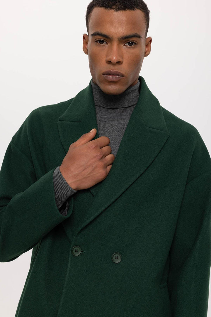 ANT Oversize Double Breasted Men's Coat - DeKalb