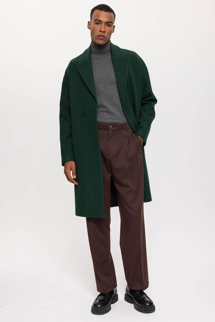 ANT Oversize Double Breasted Men's Coat - DeKalb