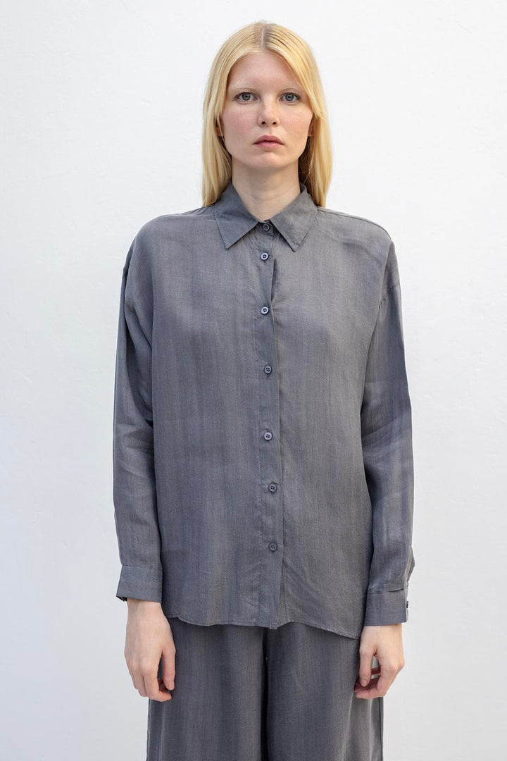 BSL Women Oversize Lyocell Shirt - Varese