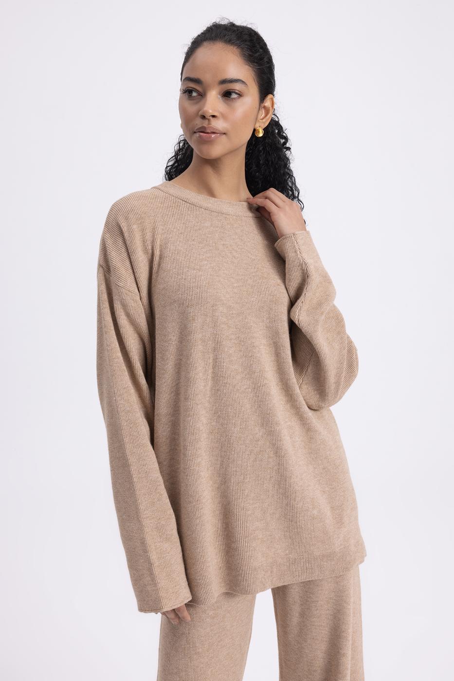 BSL Women Oversize Knitted Sweater - Cunduacán
