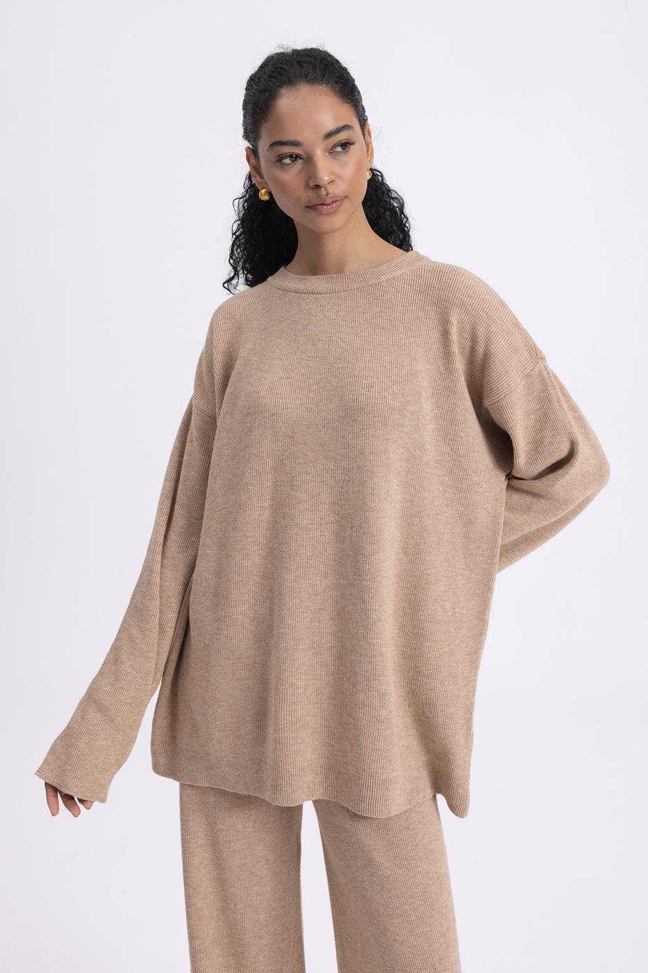 BSL Women Oversize Knitted Sweater - Cunduacán