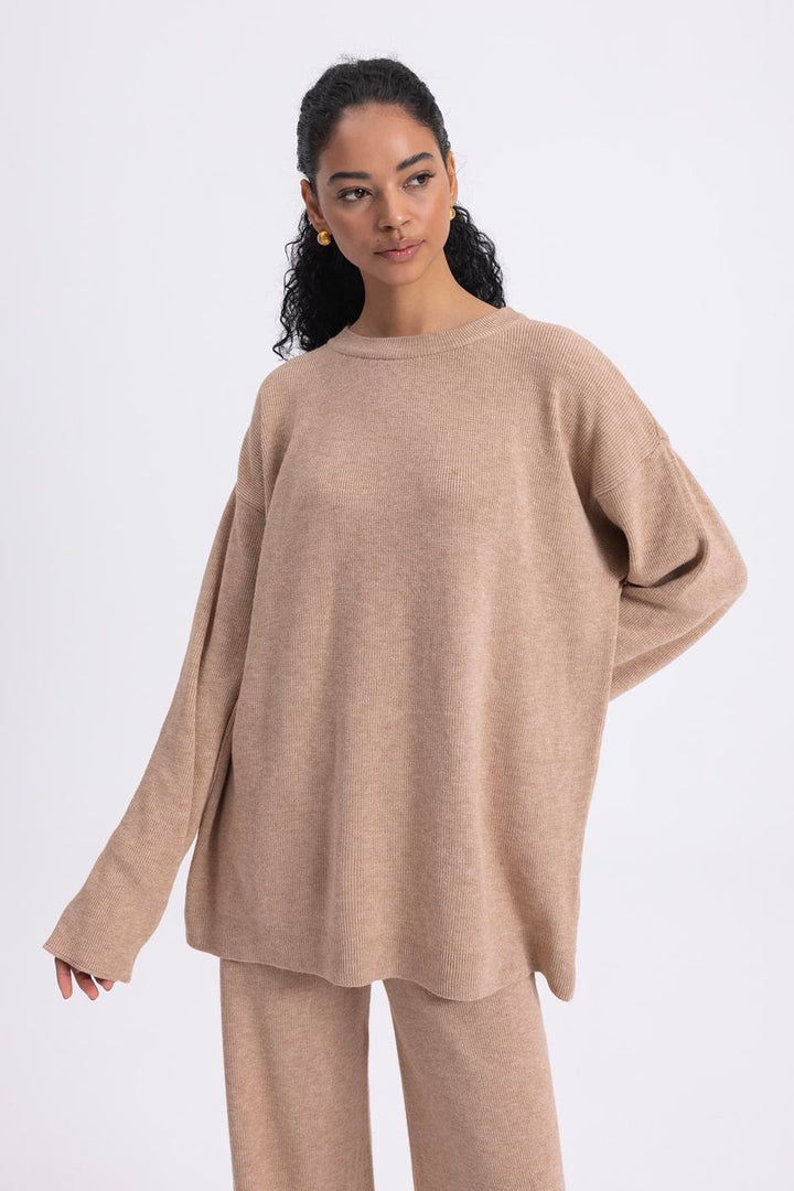 BSL Women Oversize Knitted Sweater - Cunduacán