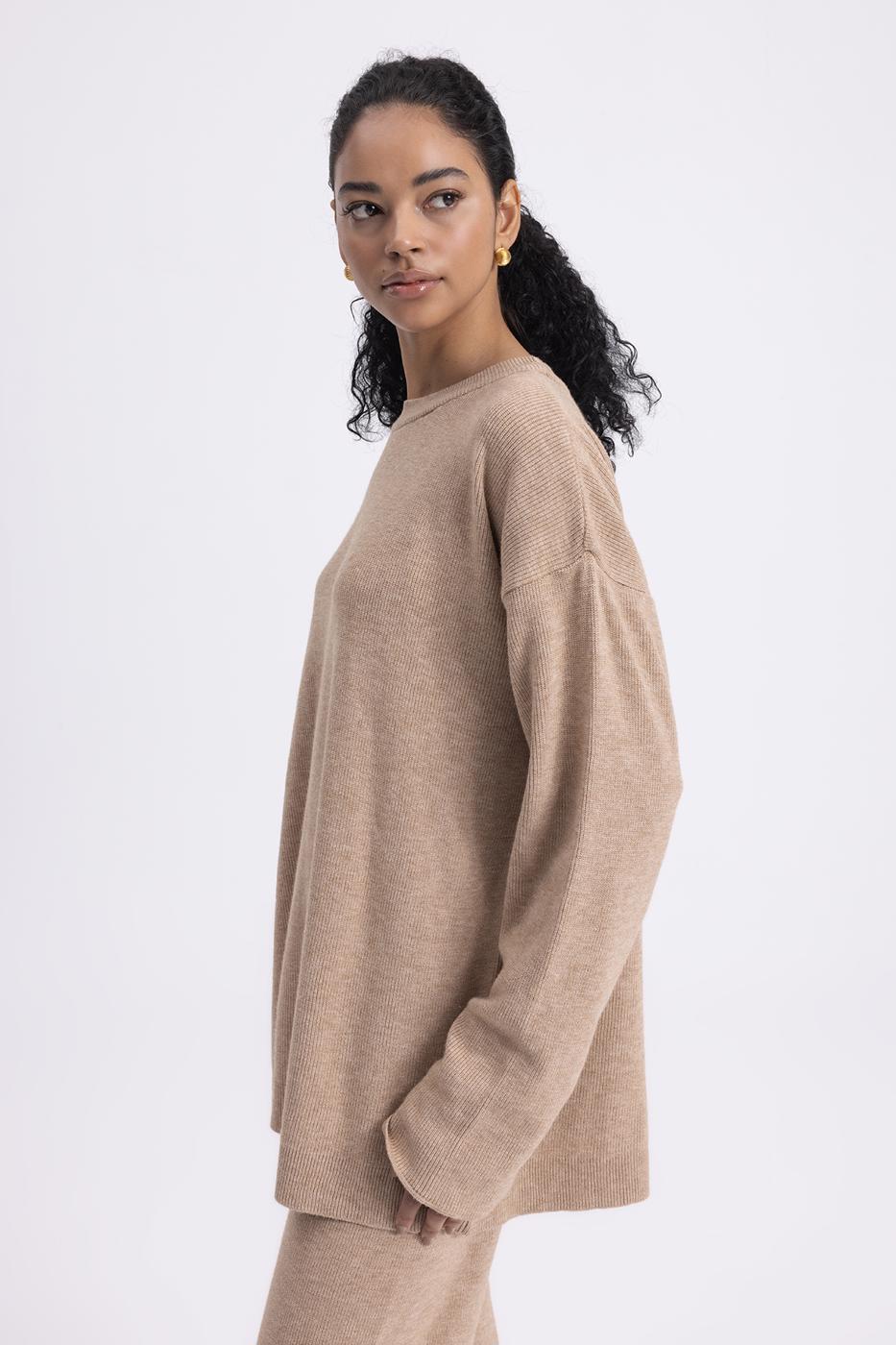 BSL Women Oversize Knitted Sweater - Cunduacán