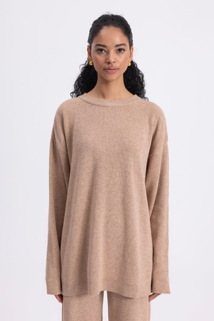 BSL Women Oversize Knitted Sweater - Cunduacán