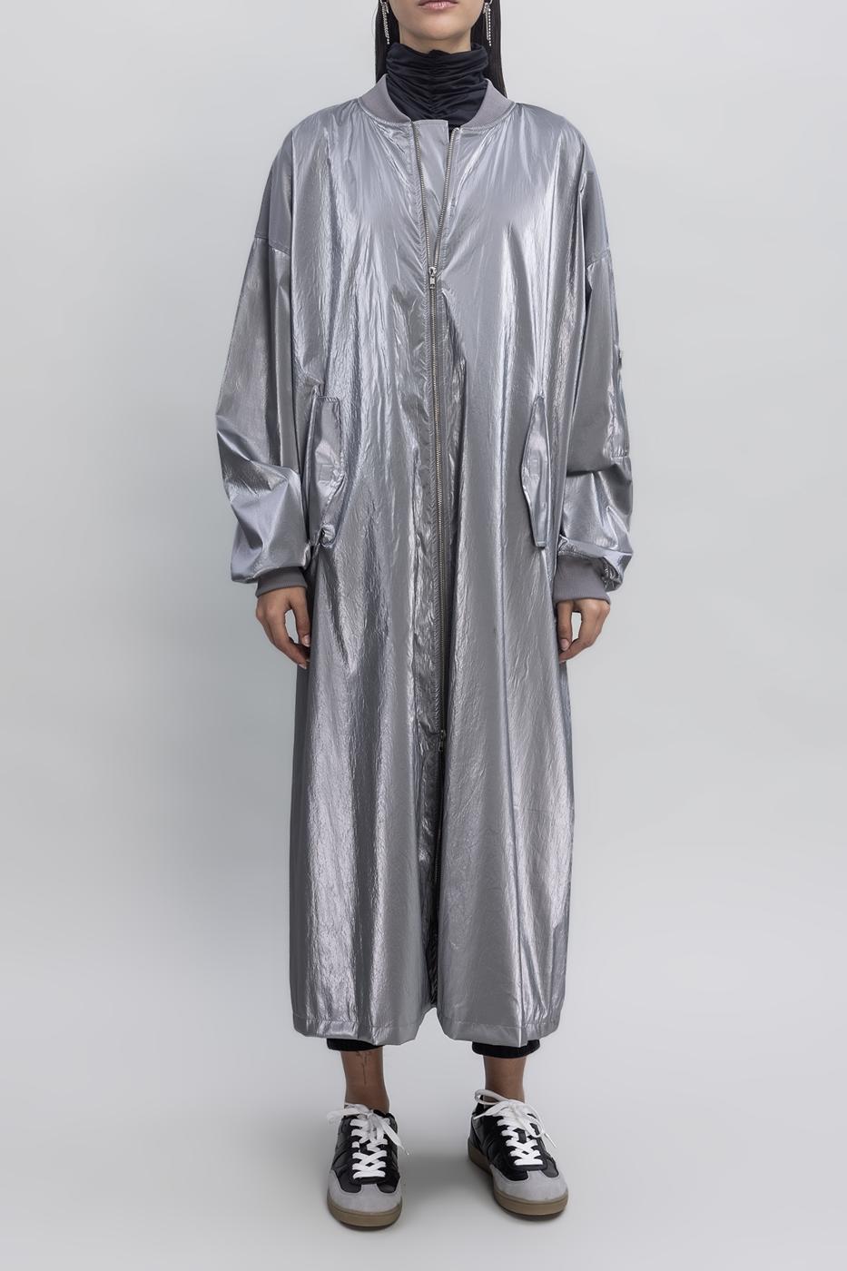 BSL Women Oversized Patent Leather Trenchcoat - Clondalkin