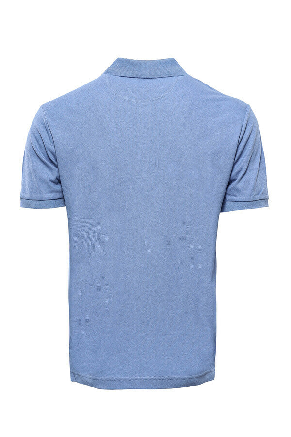 WSS Oxford Polo Collar Blue T-shirt  - Winchester
