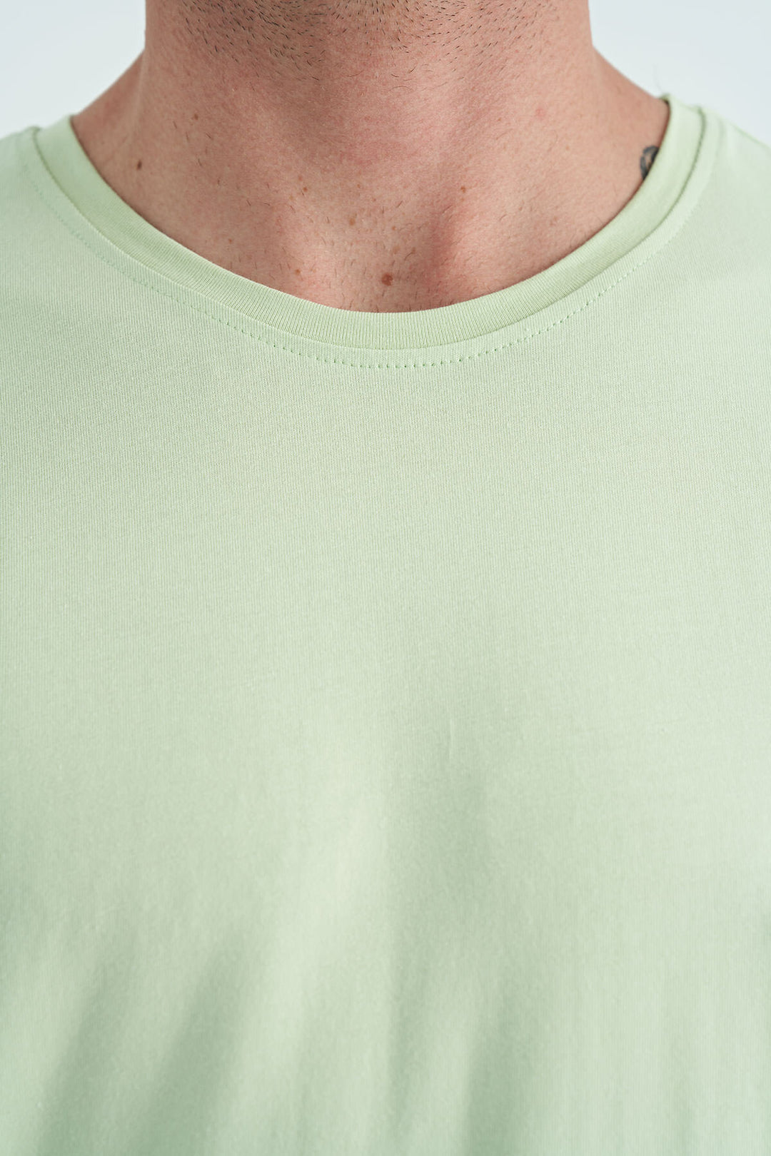 TMY Open Green Men's Basic Short Sleeve Standard Fit Crew Neck T-shirt - 87911 - Kilmarnock