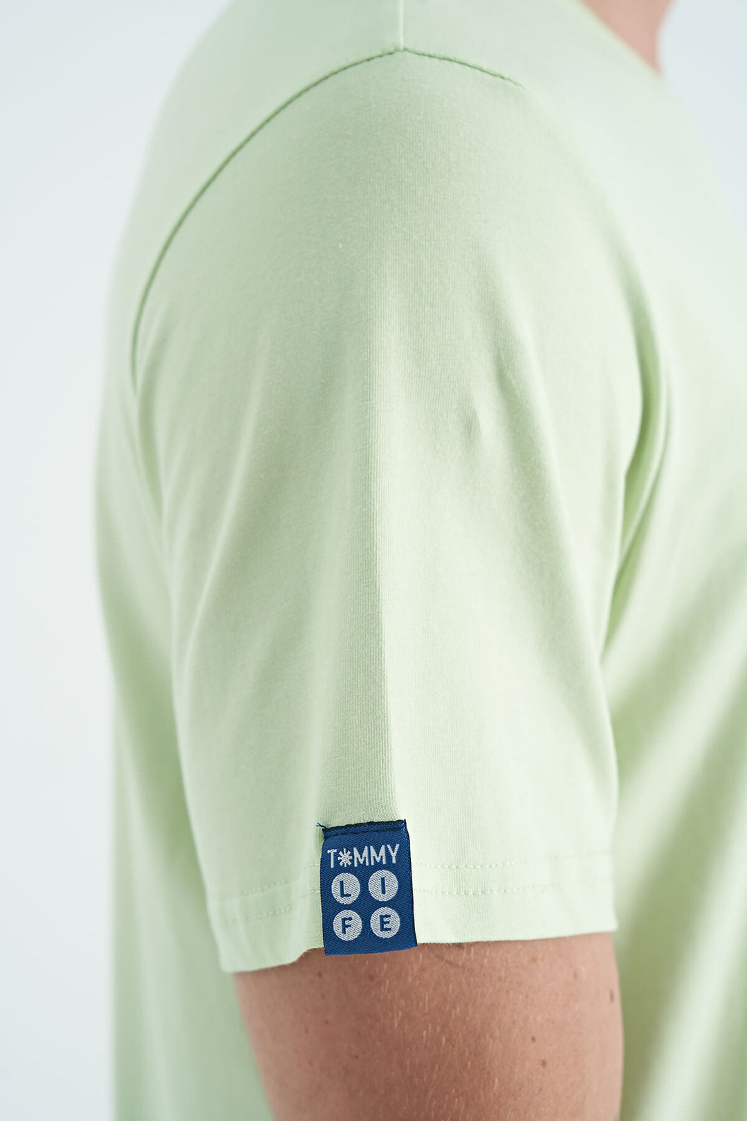 TMY Open Green Men's Basic Short Sleeve Standard Fit Crew Neck T-shirt - 87911 - Kilmarnock