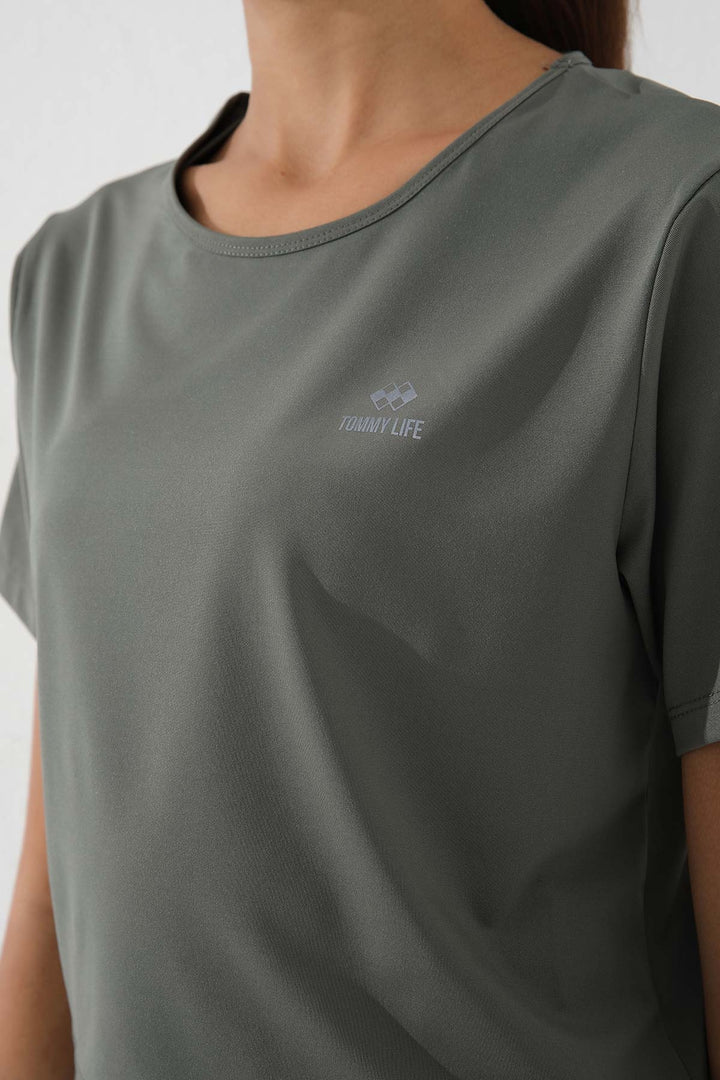 TMY Çağla Basic Short Sleeve Standard Fit O Neck Women's Crop Top T-Shirt - 97143 - Autlán de Navarro