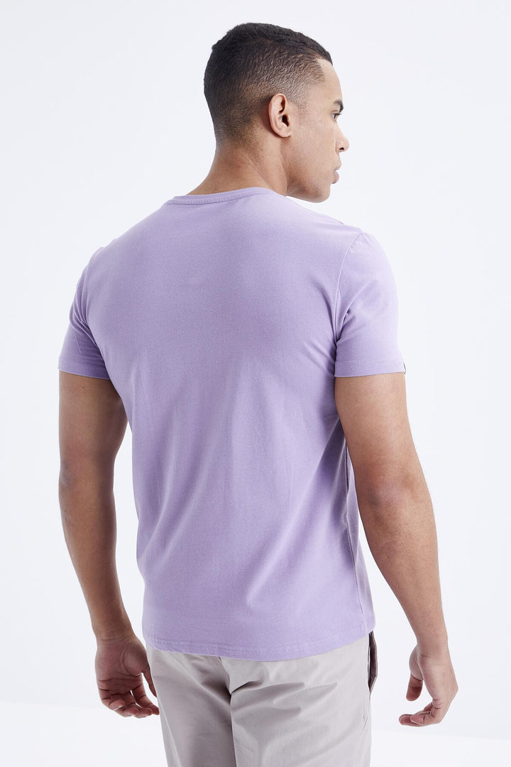 TMY Eflatun Men's Basic Short Sleeve Standard Fit Round Neck T-shirt - 87911 - Narva
