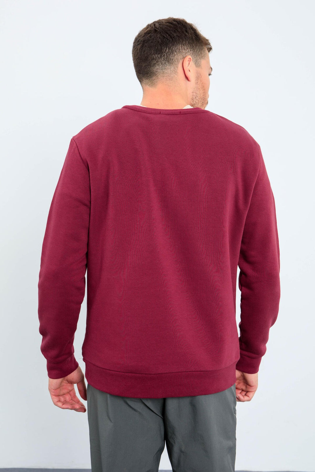 TMY Purple Male Printed O Neck Comfort Fit Sweatshirt - 88037 - Moline