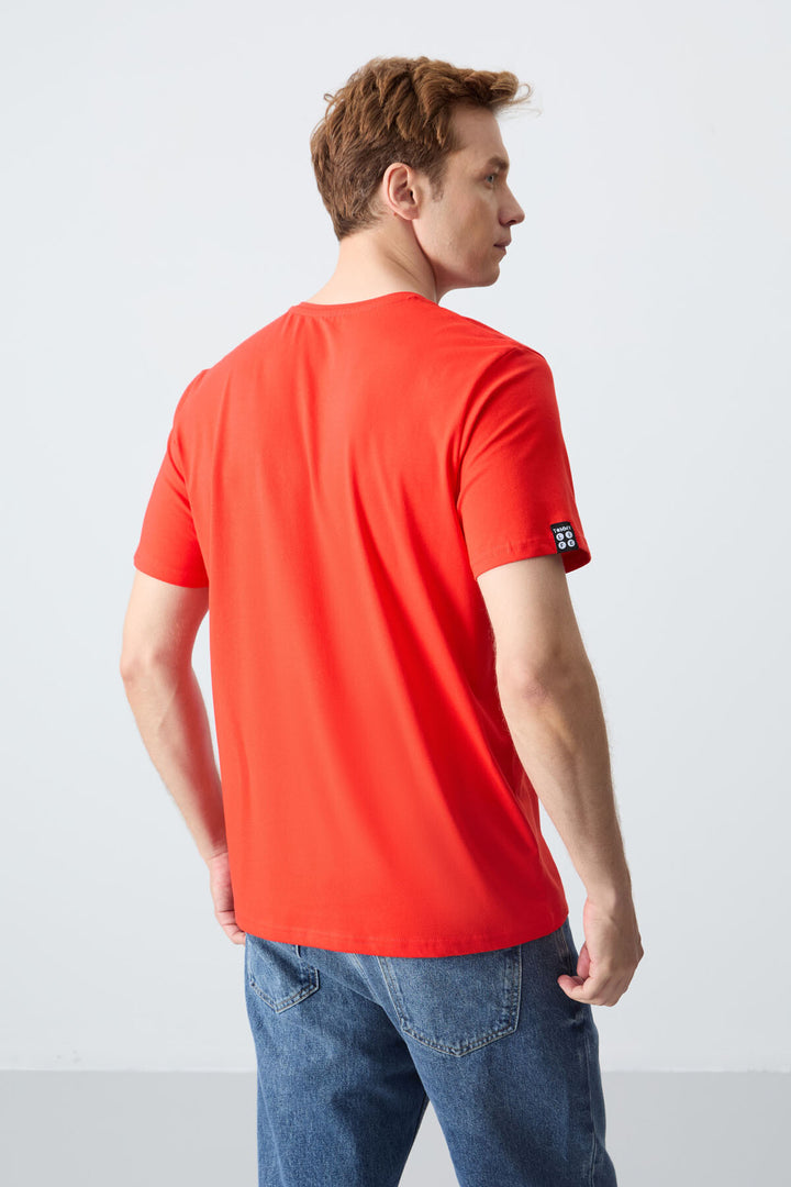 TMY Fiesta Basic Short Sleeve Standard Fit V-Neck Men's T-Shirt - 87912 - Augsburg