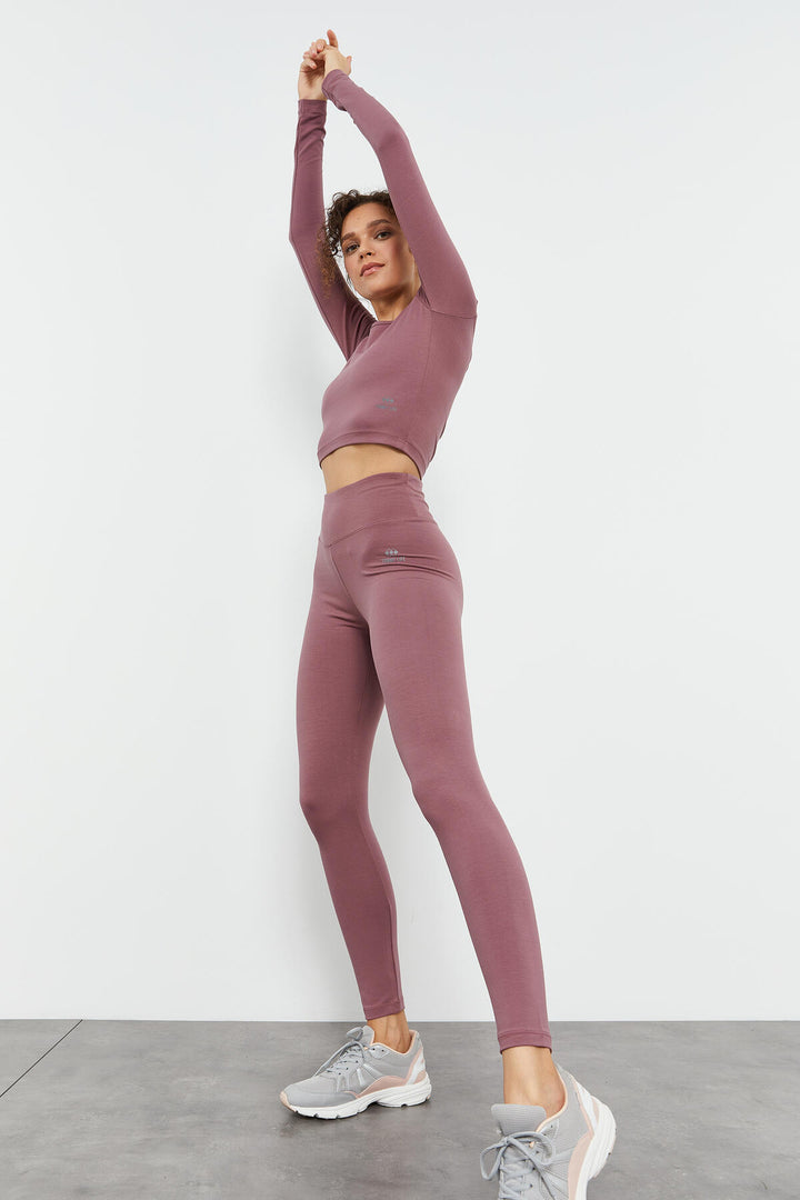 تي شيرت TMY Dried Rose بأكمام طويلة ورقبة مستديرة للسيدات - 97150 - Islington