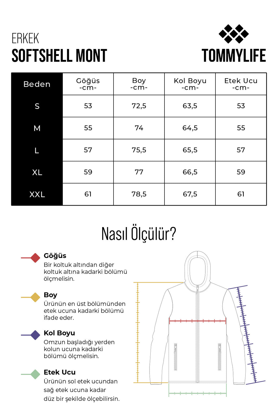 TMY Haki Zippered Stand-up Collar Water and Wind Resistant Softshell Men's Jacket - 88050 - Onteniente