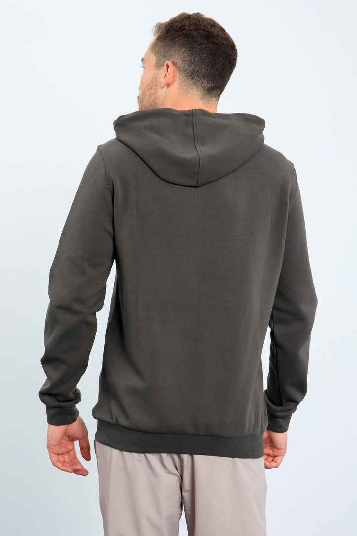TMY Haki Kangaroo Pocket Standard Fit Hooded Men's Sweatshirt - 87883 - Corsico