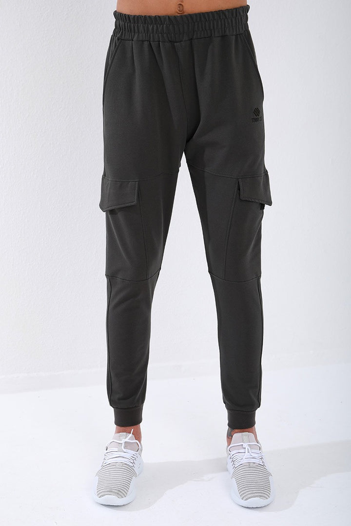 TMY Haki Cargo Slim Fit Jogger Men's Sweatpants - 84796 - East Kelowna