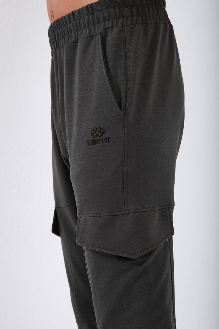 TMY Haki Cargo Slim Fit Jogger Men's Sweatpants - 84796 - East Kelowna