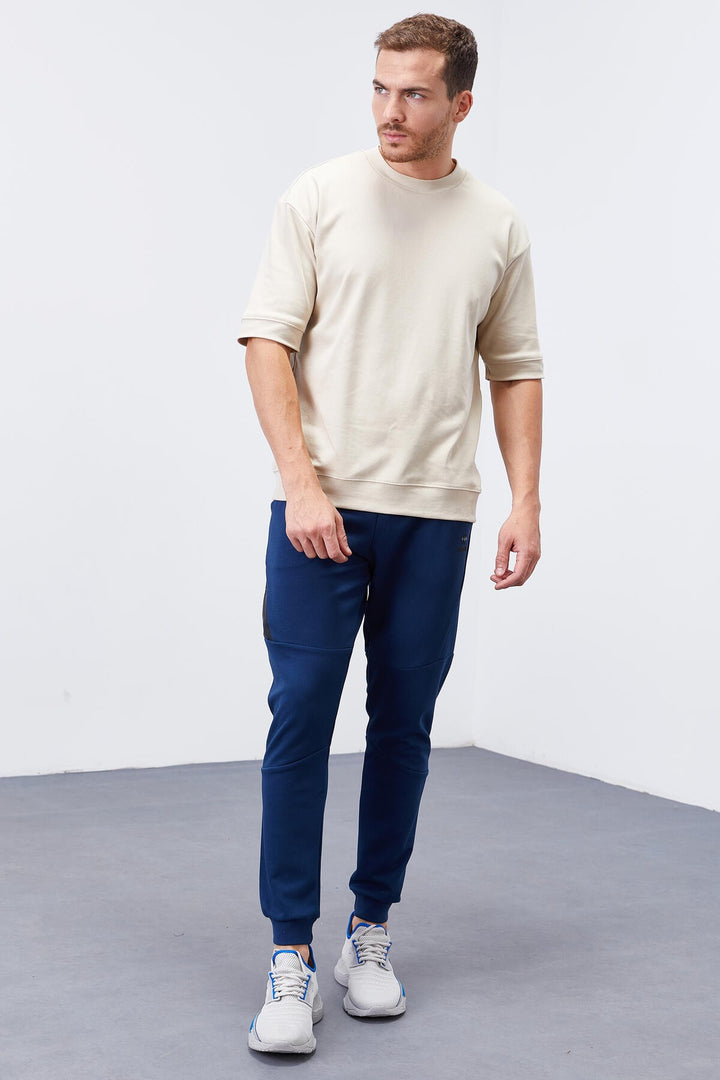 TMY Indigo Slim Fit Jogger Men's Sweatpants with Reverse Zippered Pocket - 84765 - Vaudreuil-Dorion
