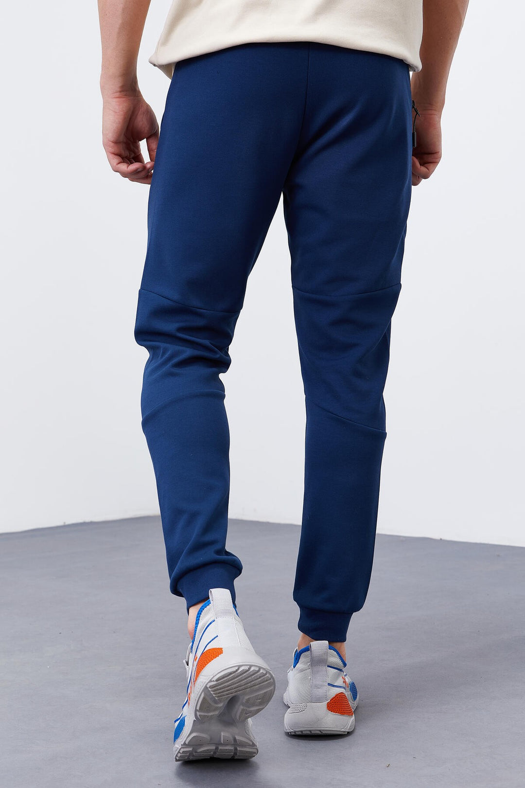 TMY Indigo Slim Fit Jogger Men's Sweatpants with Reverse Zippered Pocket - 84765 - Vaudreuil-Dorion
