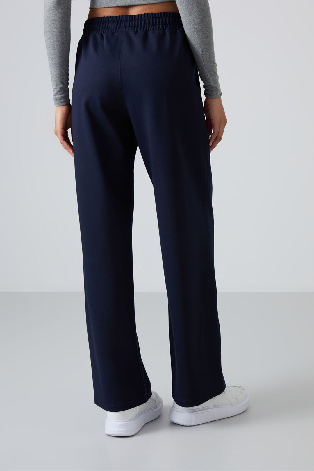 TMY Indigo High Waist Pocketed Comfort Fit Wide Leg Women's Sweatpants - 94567 - Kettering