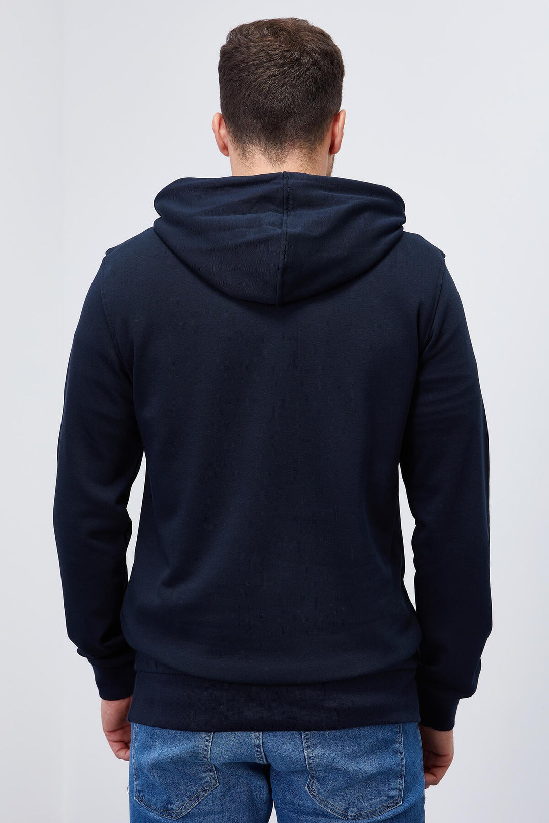TMY Navy Kangaroo Pocket Standard Fit Hooded Men's Sweatshirt - 87872 - Mérida